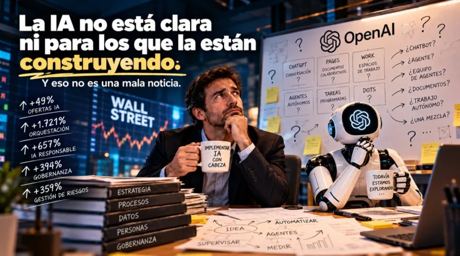La IA no está clara ni para los que la están construyendo. Y eso no es una mala noticia.